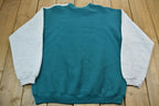 Vintage 1990s Hanes Two toned Blank Crewneck Sweatshirt