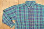 Vintage 1990s Flannel Button Up Shirt