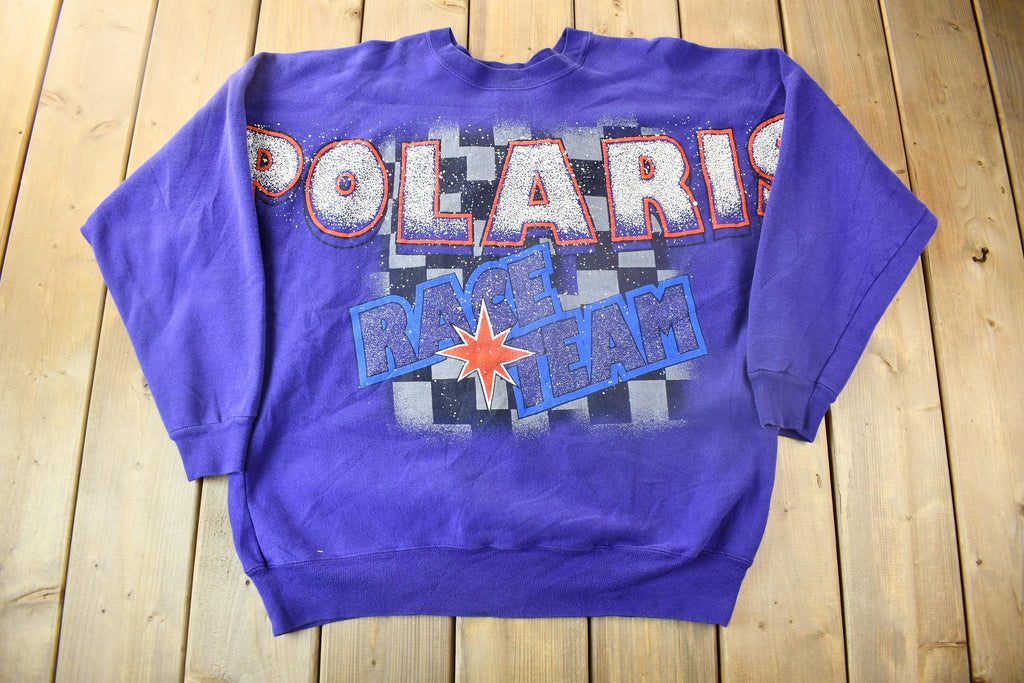 Vintage 1990s Polaris Race Team Crewneck Sweatshirt