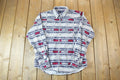 Vintage 1990s Wrangler All Over Print Button Up Wetern Shirt