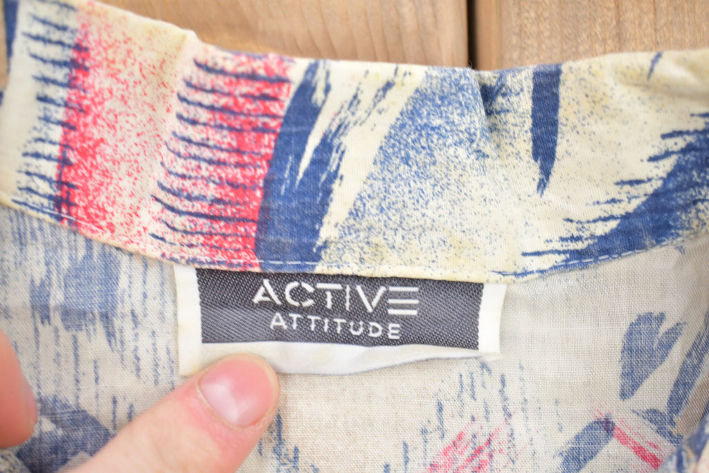 Vintage 1990s Active Altitude All Over Print Shirt