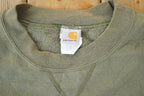 Vintage Distressed Carhartt Crewneck Sweatshirt