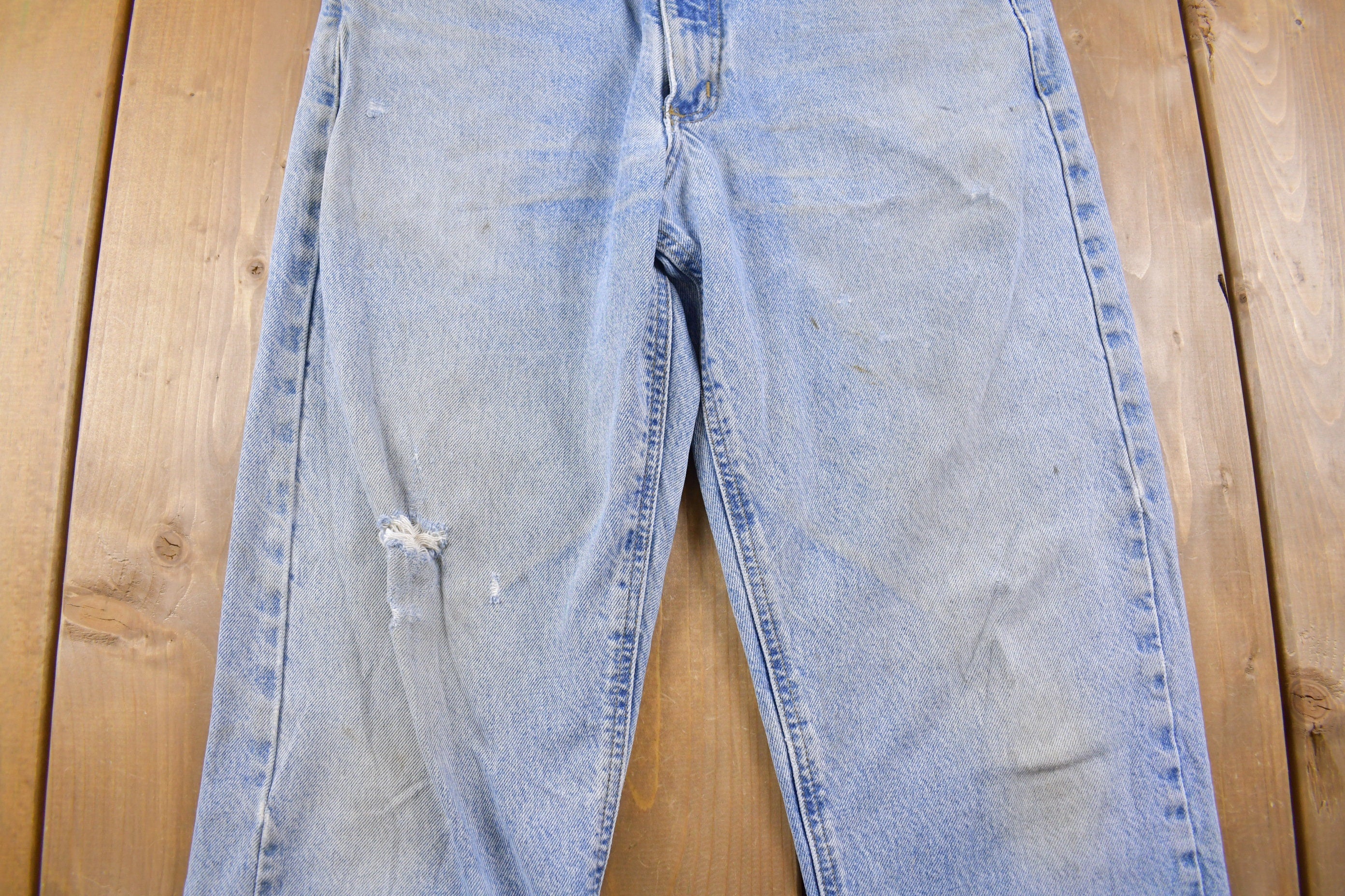 Vintage 1990s Carhartt Work Pants Size 32 x 31 90s Carpenter Pants Made In USA