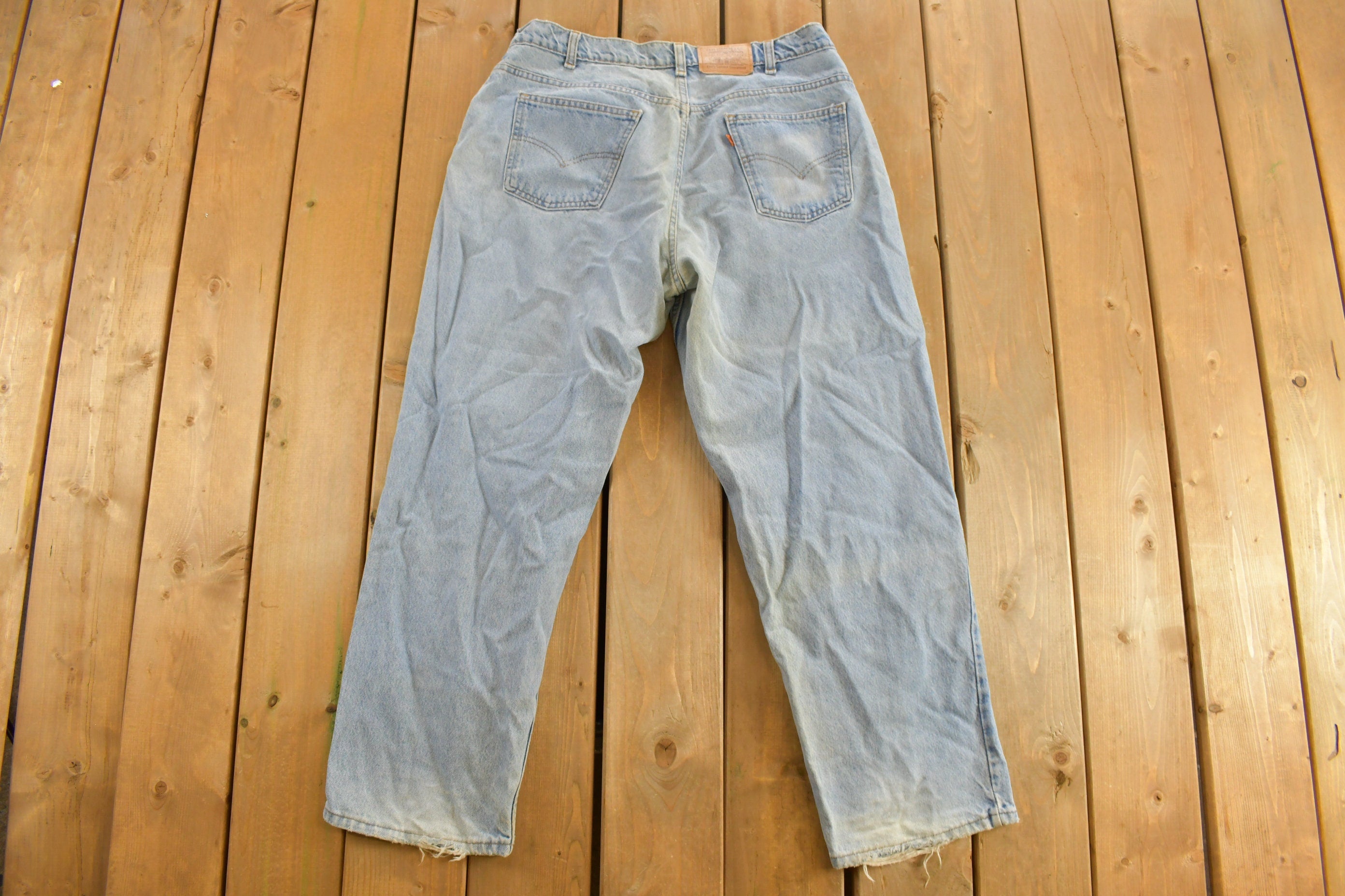 Vintage 1990s Levi's Orange Tab Denim Jeans Size 36 x 30