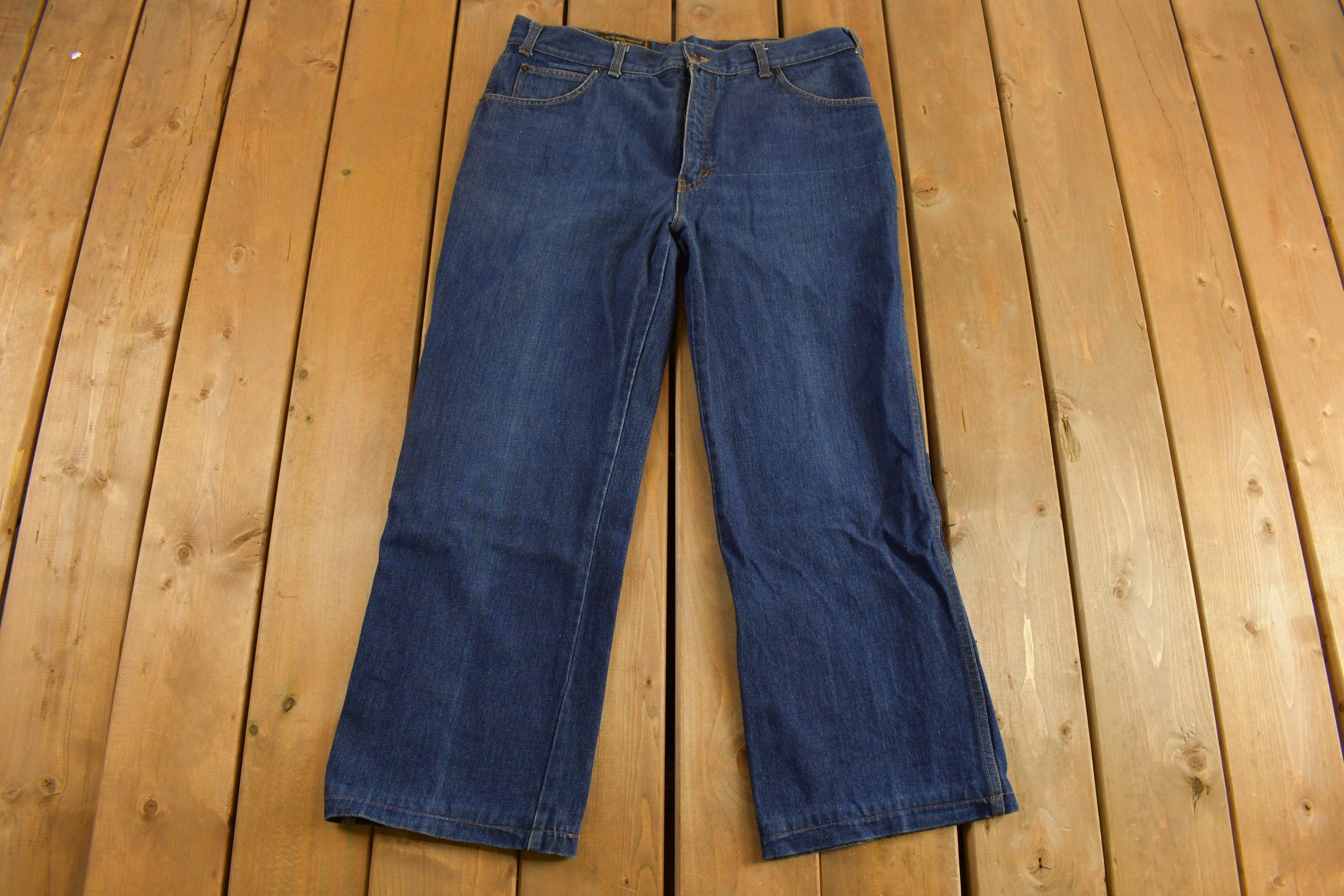 Vintage 1990s Jinglers Dark Wash Jeans Size 36 x 27