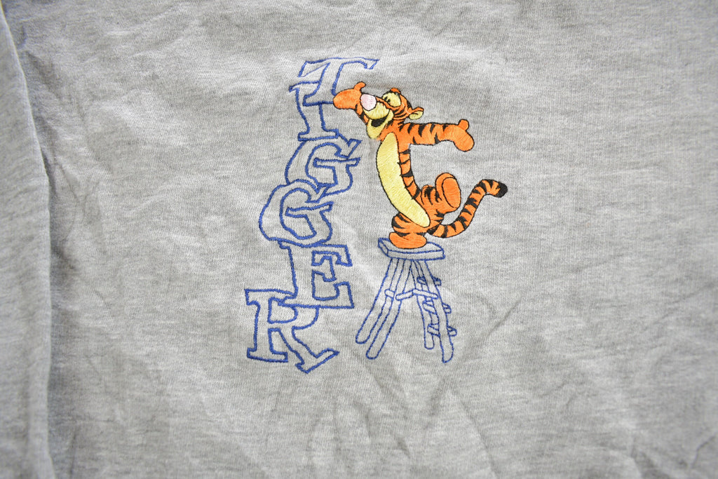 Vintage 1990s Tigger Winnie The Pooh Embroidered Disney Crewneck