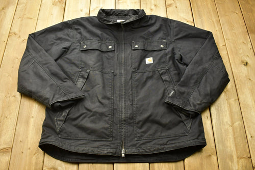 Vintage Carhartt Quick Duck Work Jacket / Workwear / Streetwear / 90s / Lined Jacket / Distressed Carhartt