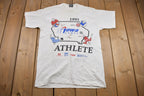Vintage 1995 Iowa Games Athlete Graphic T Shirt