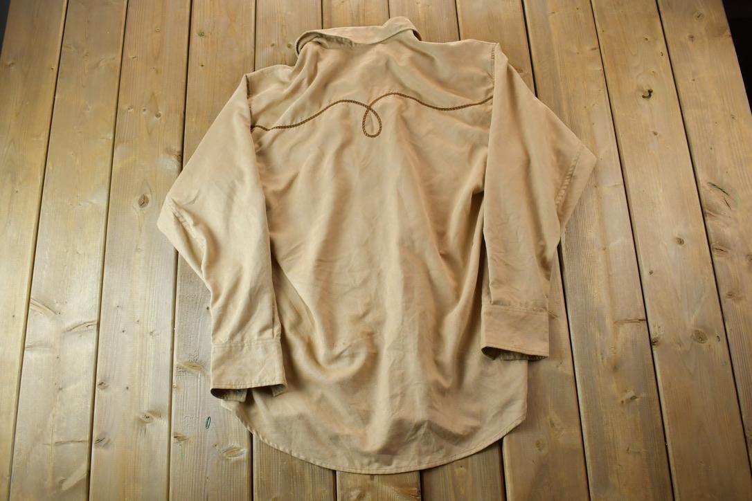Vintage 1990s Western Button Up Shirt