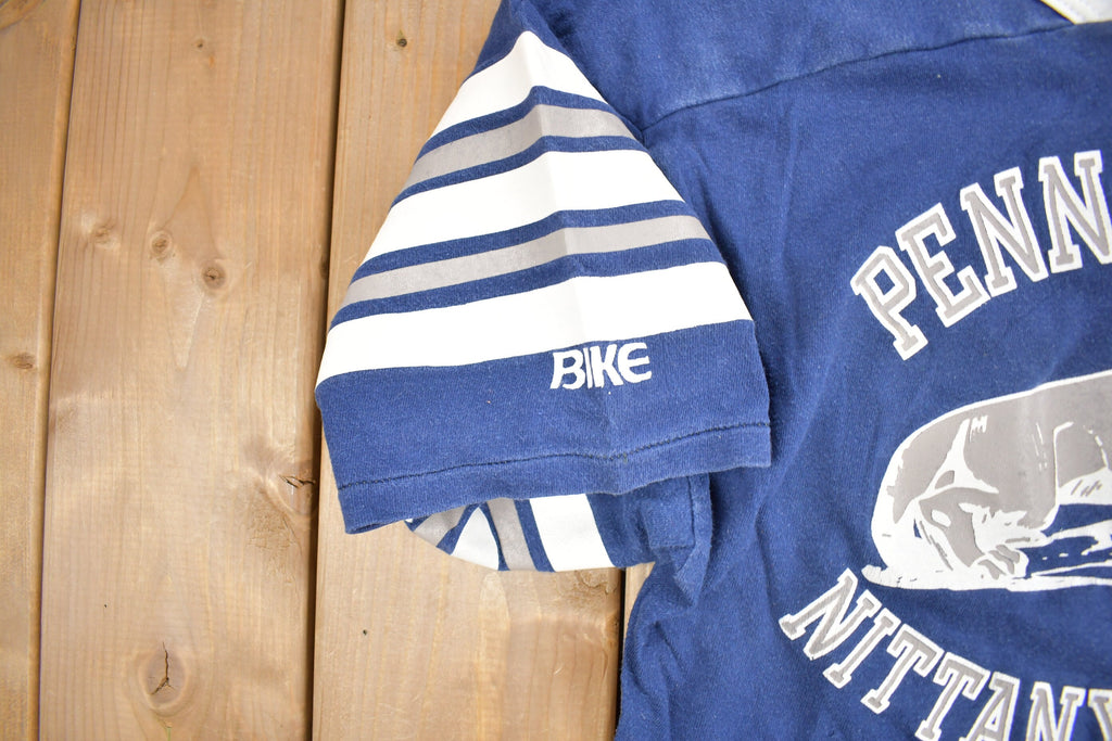 Vintage 1980s Penn State Nittany Lions Collegiate Jersey Raglan Jersey NCAA Tee
