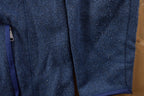 Vintage 1990s Patagonia Blue Fleece Zip Up Sweater