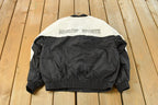 Vintage 1990s Menlow Sports Embroidered Windbreaker Jacket Men's Large / 90s Jacket / Lightweight / Running Athletic Sportswear / Athleisure
