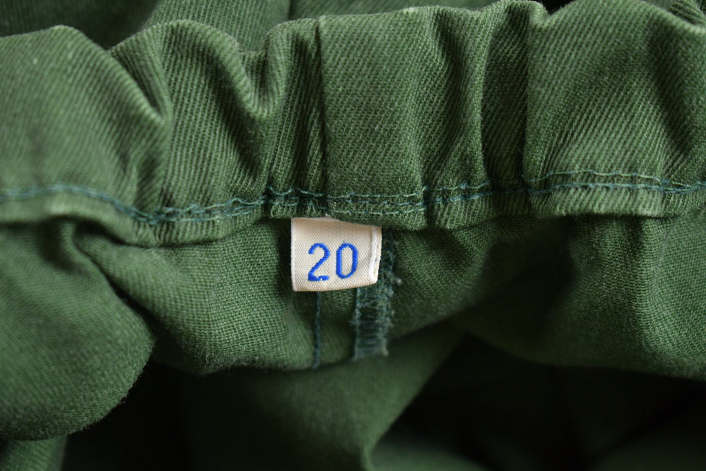 Vintage 1970s Military Style Pleated Trousers Size 30 - 34 x 29