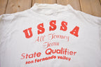Vintage 1980s USSSA All Journey Team State Qualifier Single Stitch Long Sleeve T-Shirt