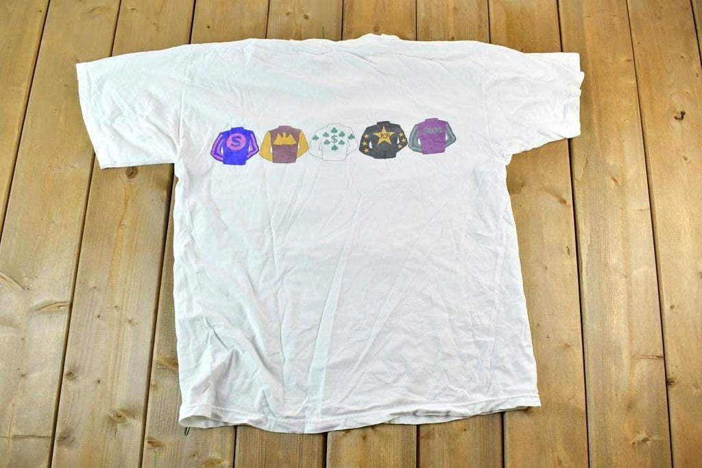 Vintage 1990s Santa Anita Park California Cup Single Stitch T-Shirt