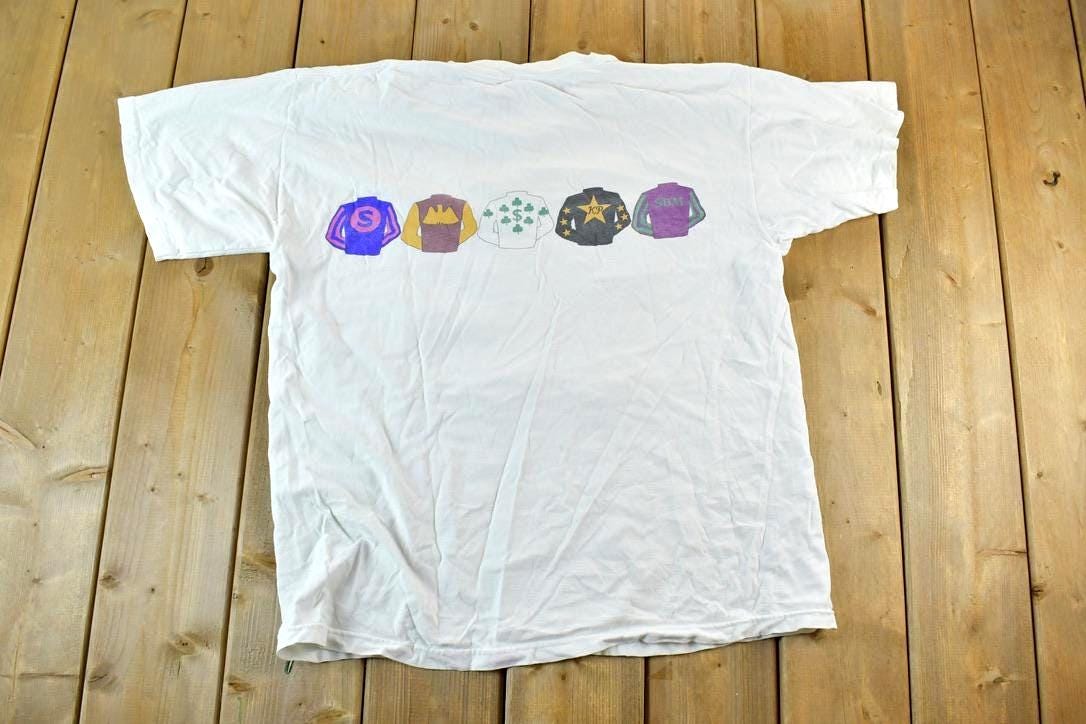 Vintage 1990s Santa Anita Park California Cup Single Stitch T-Shirt