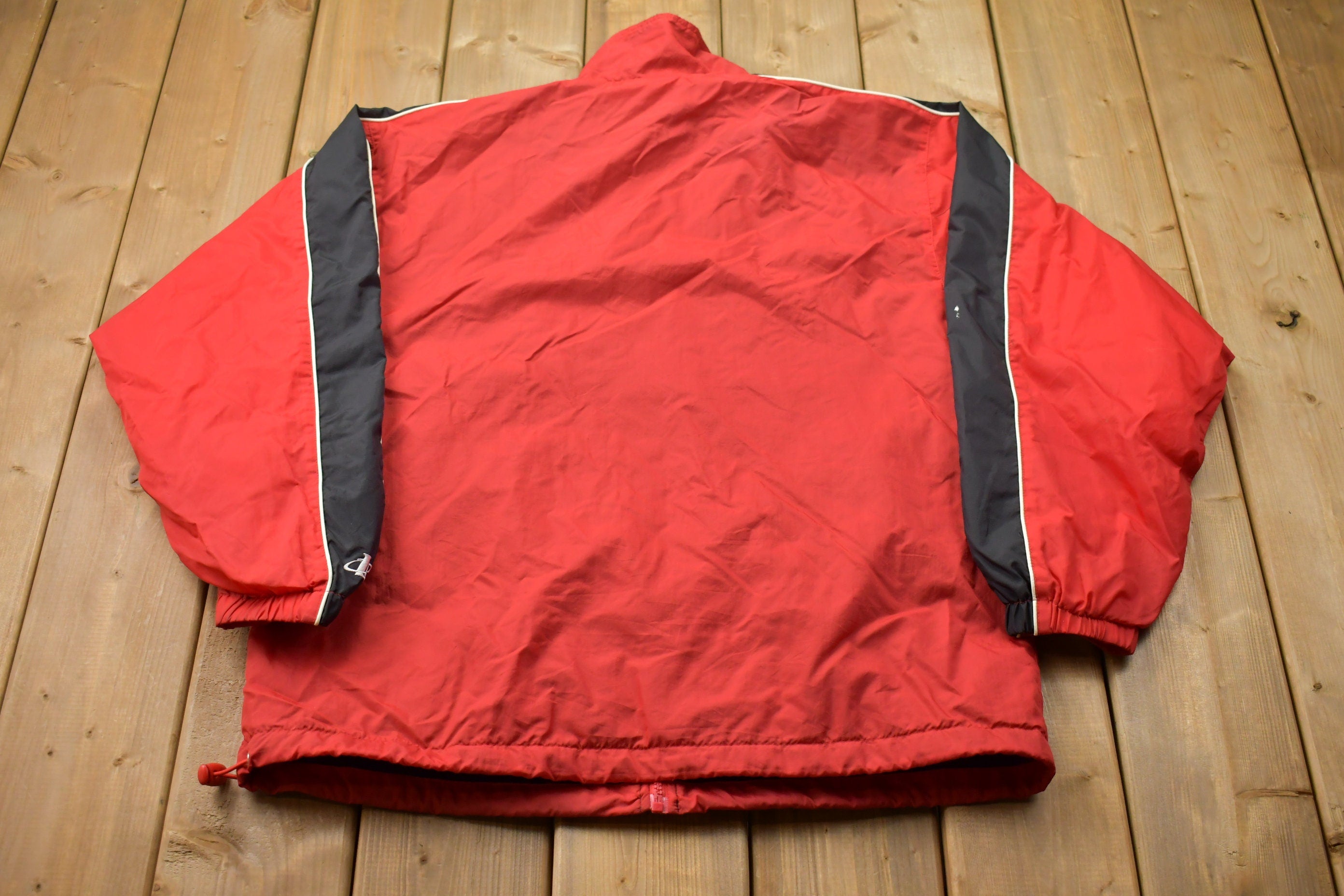 Vintage 1980s Ohio State Buckeyes University Logo Athletic Windbreaker Jacket