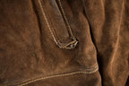 Vintage 1980s Cresco Suede Leather Jacket Adult Small