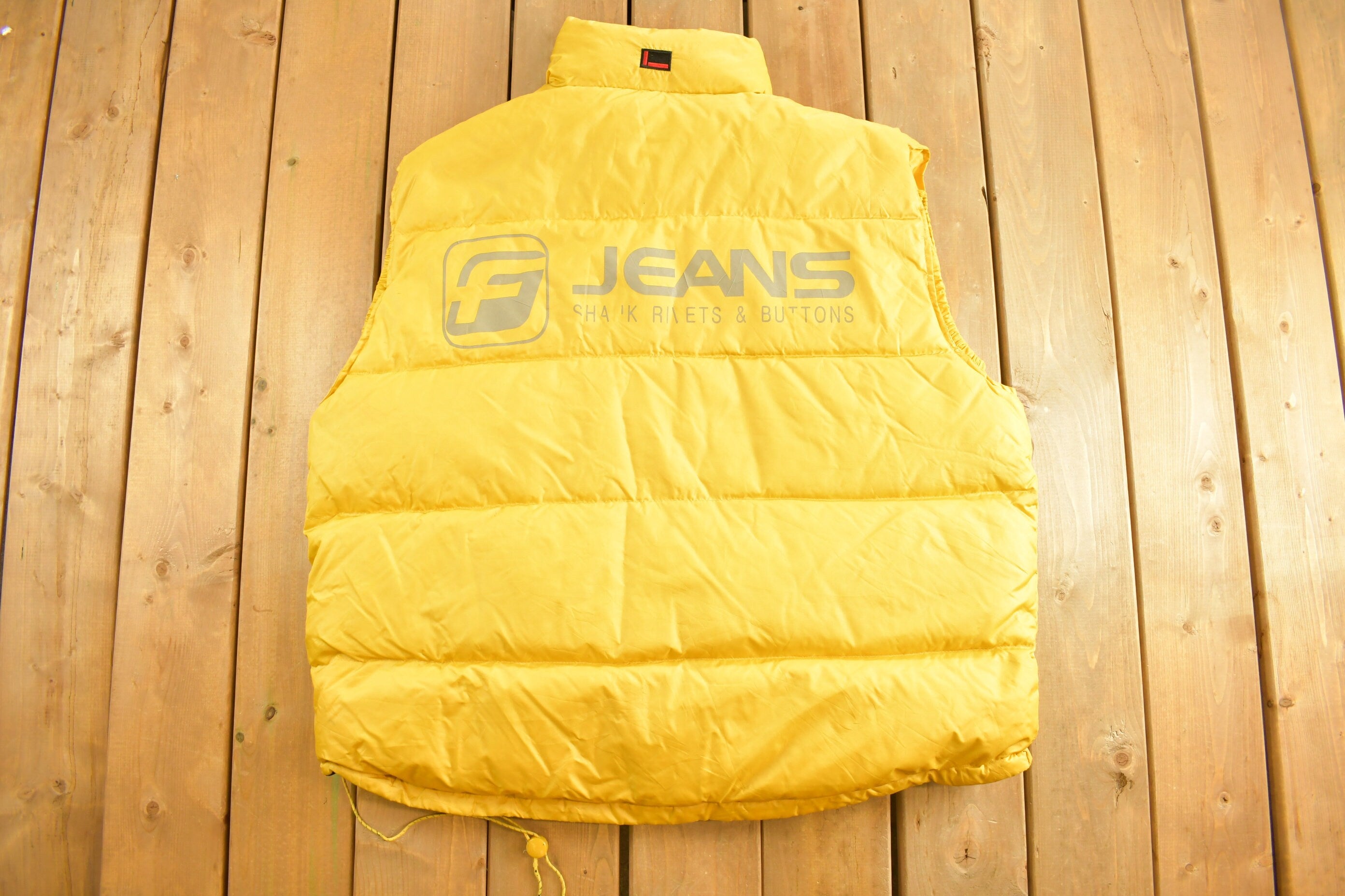 Vintage 1990s Fubu Jeans Puffer Vest