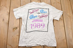 Vintage 1989 Chicago & Beach Boys Together in Concert Tour T-shirt