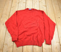 Vintage 1990s Pendleton 100% Wool Red Sweater Made In USA