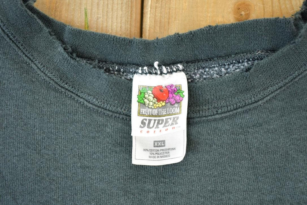 Vintage 1990s City Auto Glass Souvenir Heavyweight Crewneck Sweatshirt Made In USA