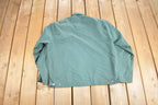 Vintage 1970s JP Plaid Lined Light Jacket  True Vintage  Workwear  Talon Zipper  Vintage Windbreaker