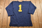 Vintage 1980s Champion University Of Michigan Long-sleeve Shirt
