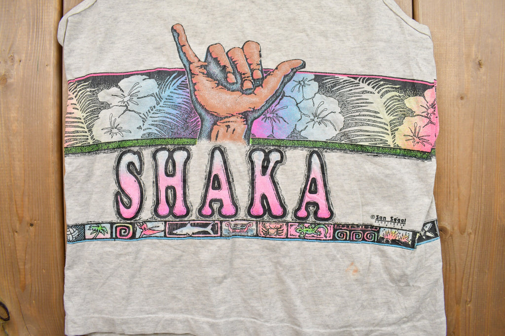 Vintage 1990s Hang Loose Hawaii Souvenir Tank Top
