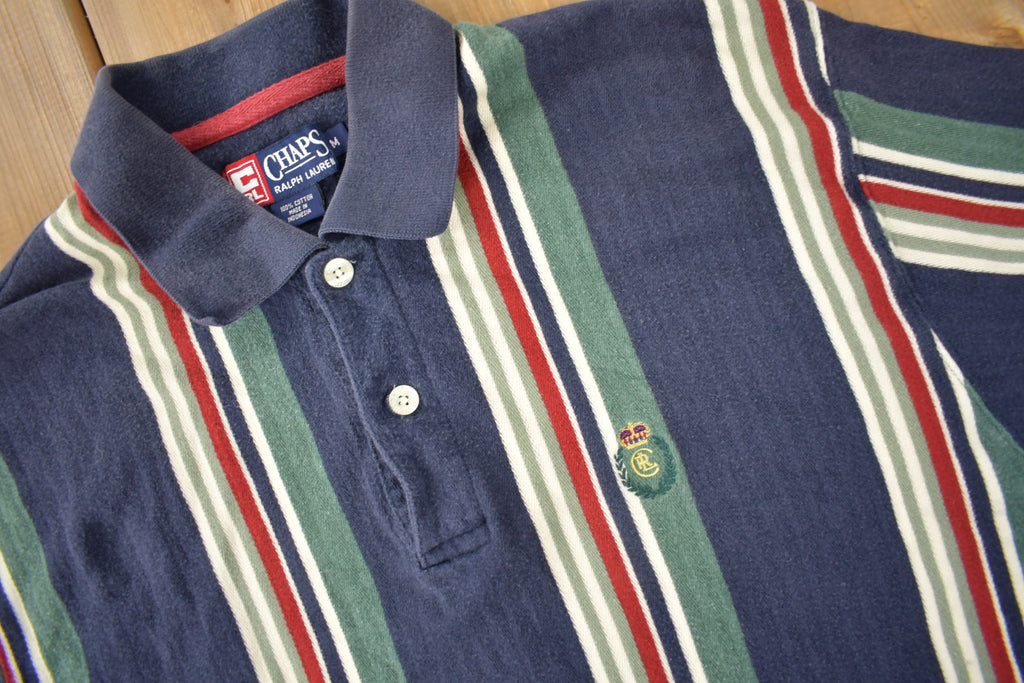 Vintage 1990s CHAPS Ralph Lauren Striped Polo Shirt