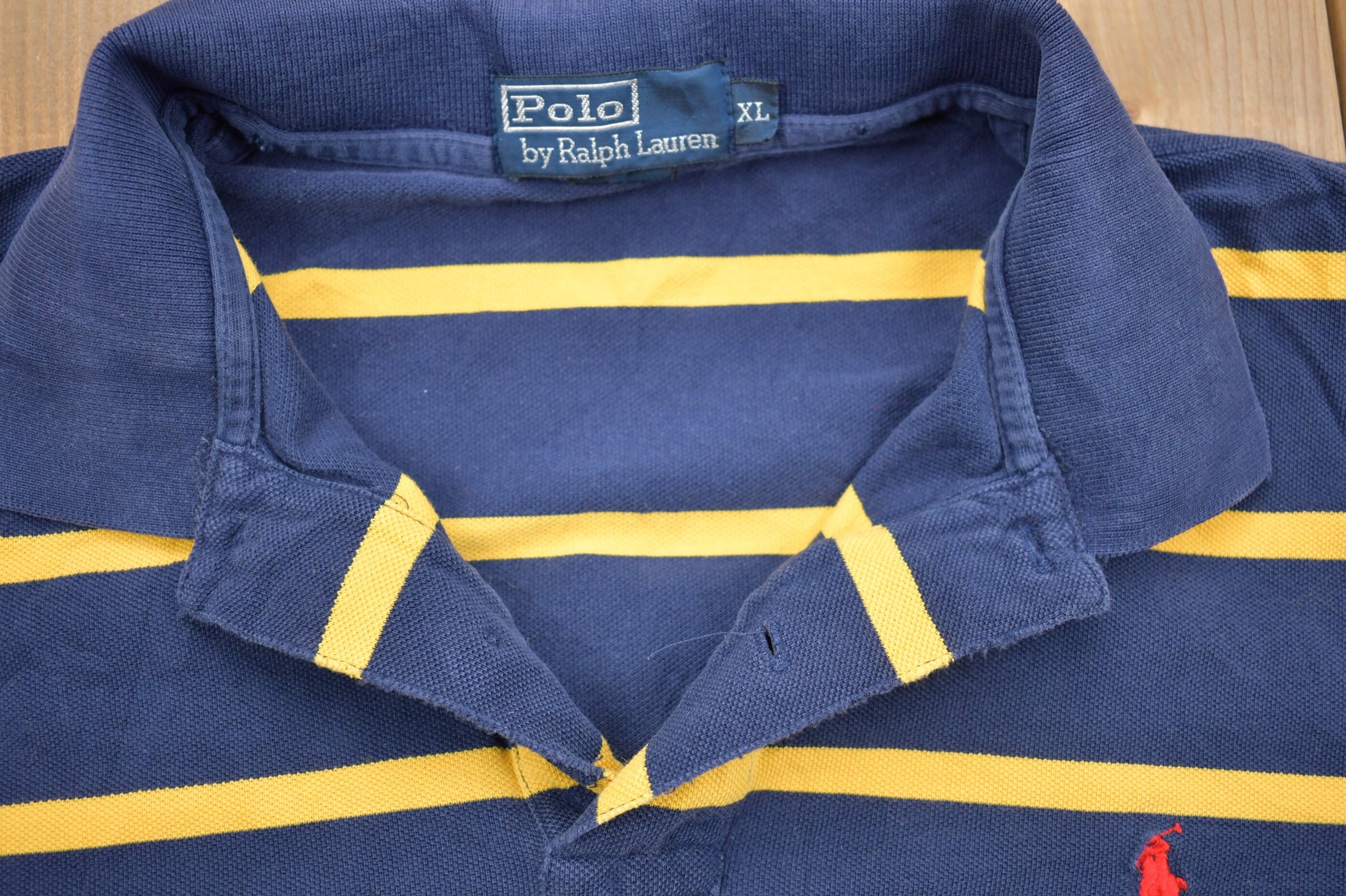 Vintage 1990s Polo Ralph Lauren Striped Short Sleeve Shirt