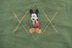 Vintage 1990s Mickey Mouse Disney Crewneck / Vintage Sweatshirt / Vintage Disney / Mickey / Embroidered / Made In USA