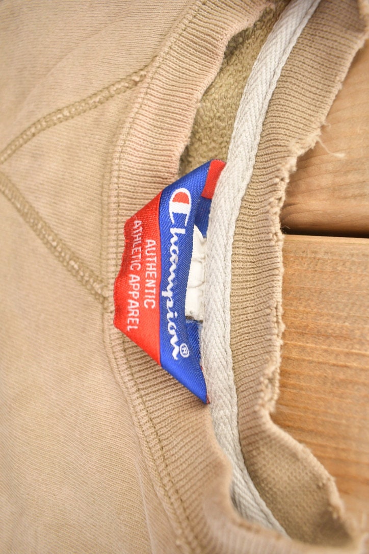 Vintage 1990s Brown Champion Sweatshirt / Vintage Champion / Vintage Pullover / Streetwear / Athleisure Sportswear