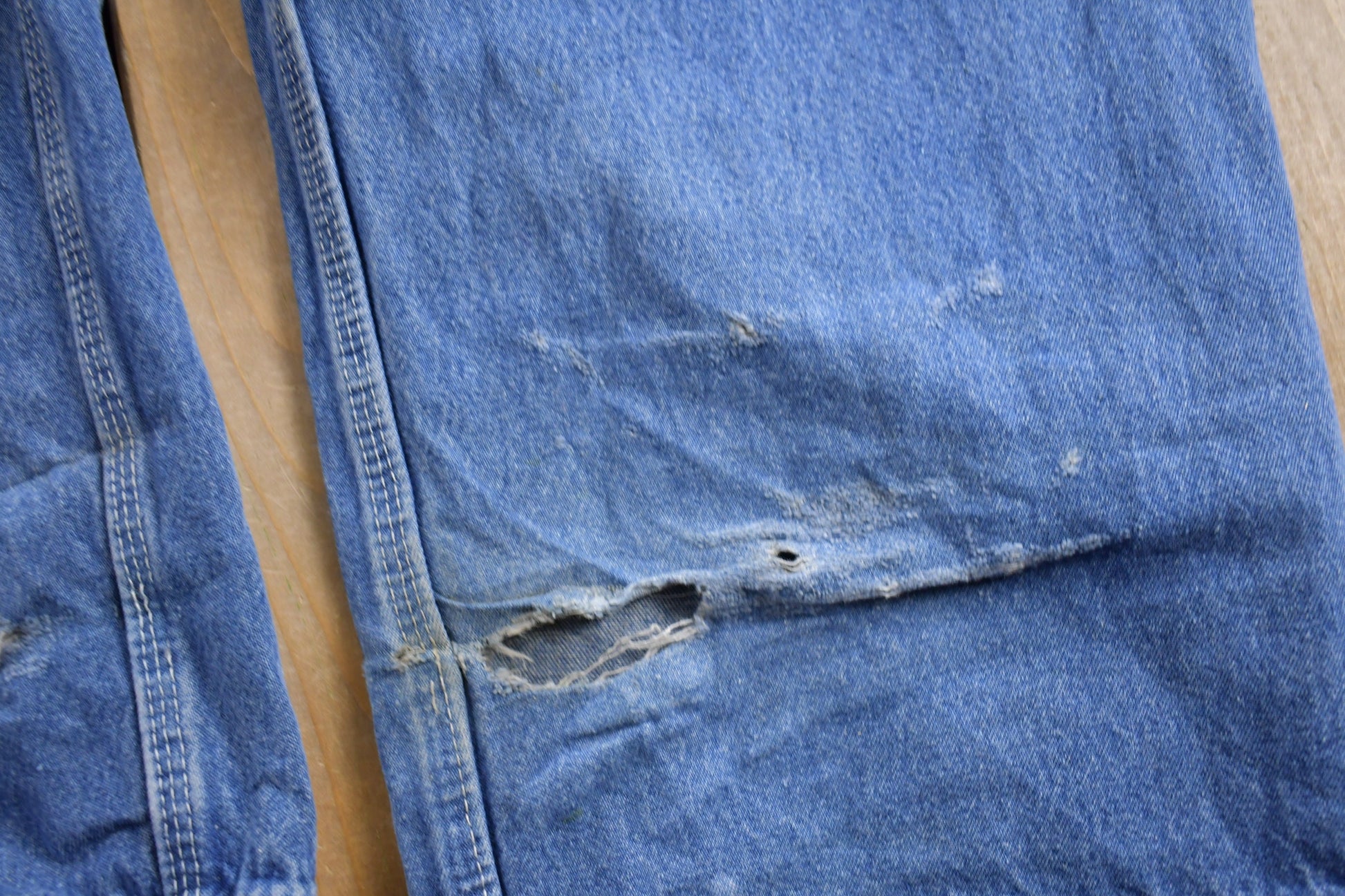 Vintage 1990s KEY Imperial Jean Bib Overalls Size 46 x 32