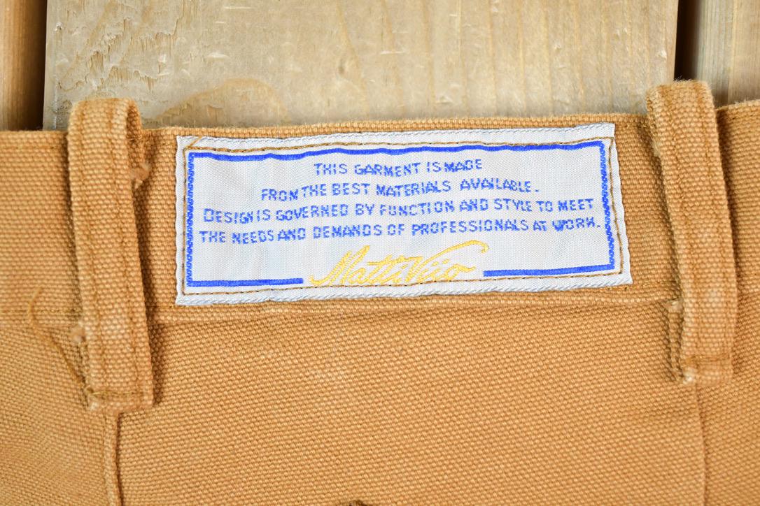 Vintage 1990s Skillers Tan Work Shorts Size 34 x 9