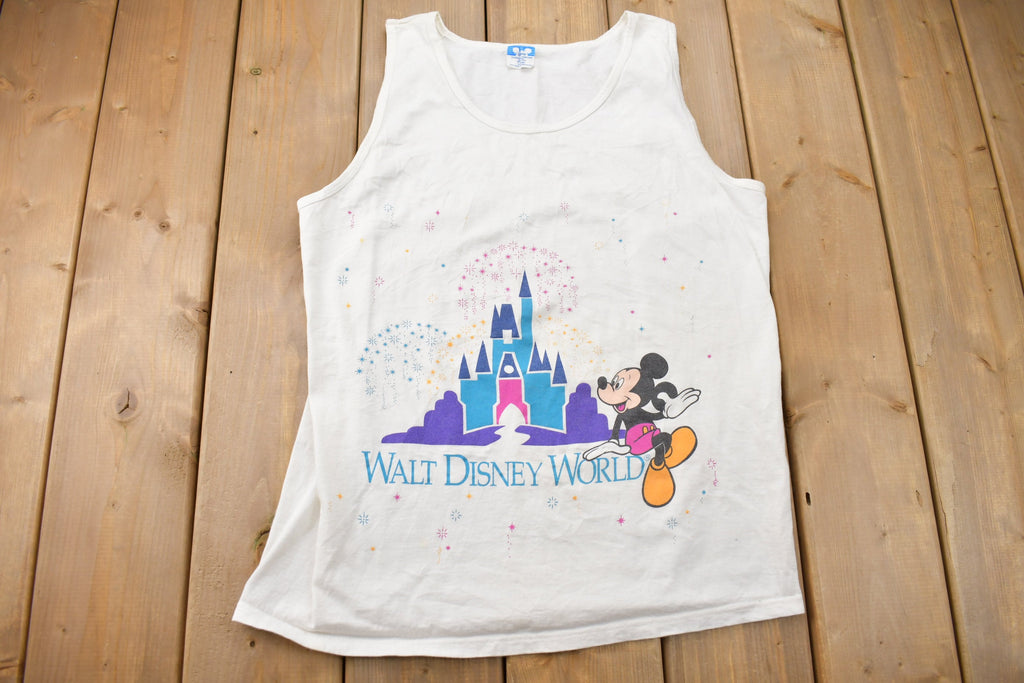 Vintage 1990s Walt Disney World Mickey Mouse Promo Tank Top