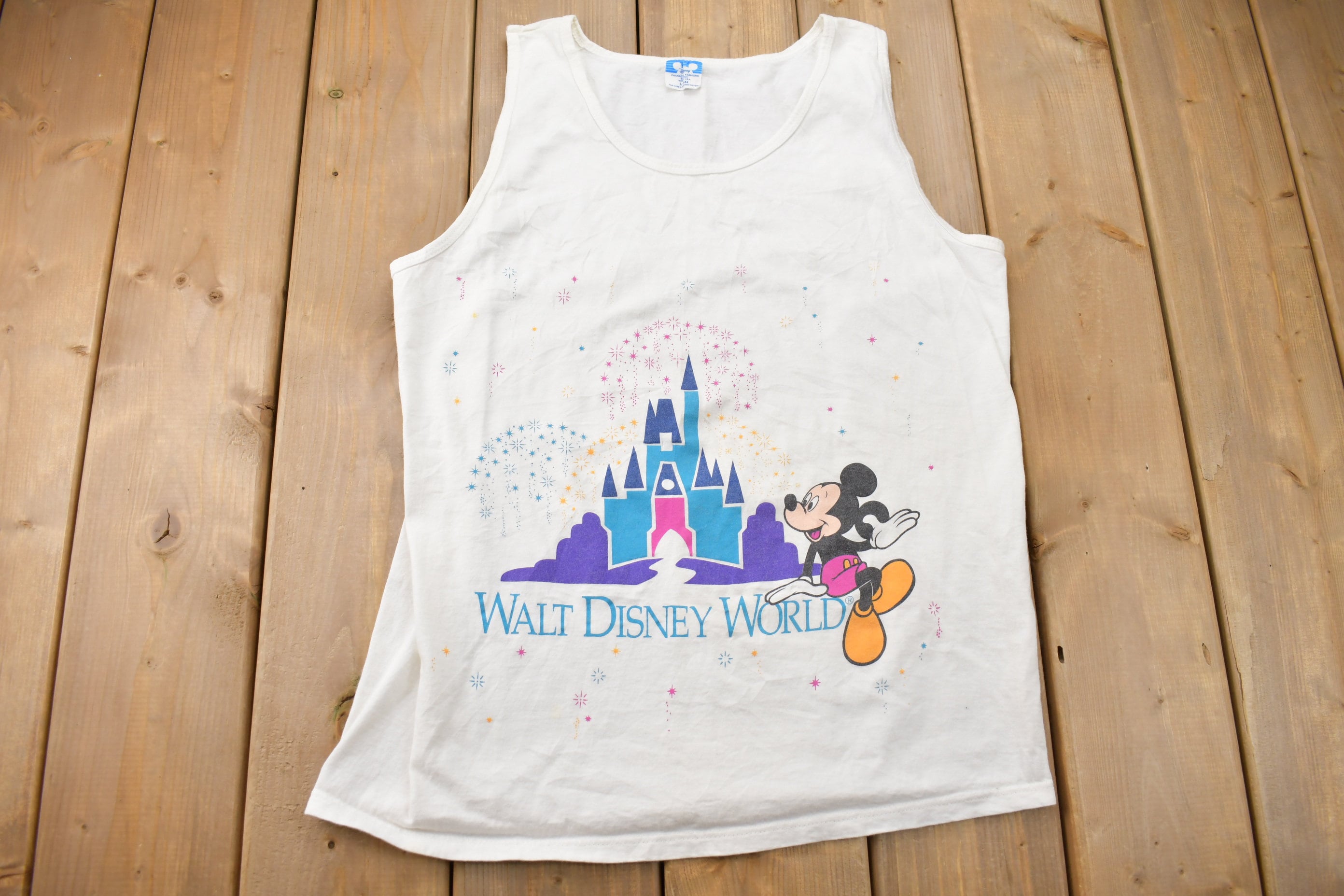 Vintage 1990s Walt Disney World Mickey Mouse Promo Tank Top