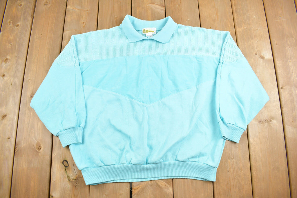 Vintage 1980s G Williker Polo Sweatshirt