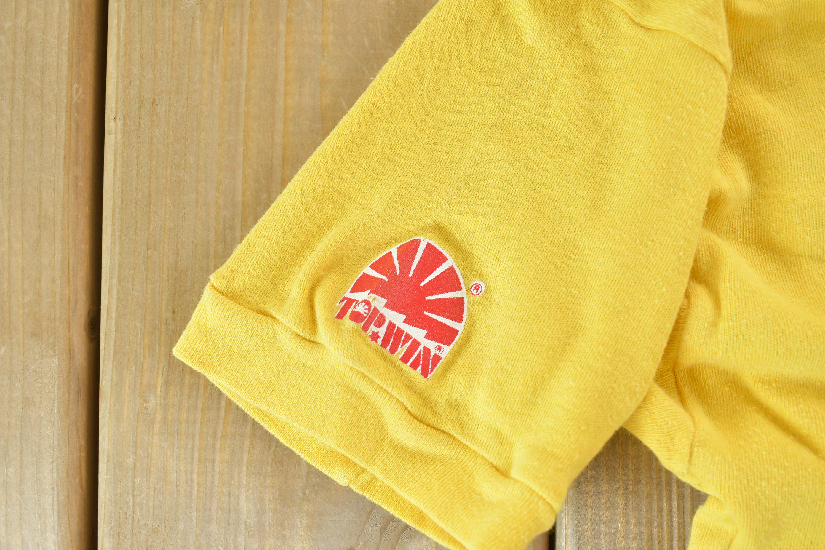 Vintage 1970s Single Stitch Koniz Volleyball Club Graphic T-Shirt