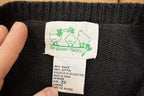 Vintage 1990s The Quacker Factory AOP Embroidered Cat Knit Cardigan Sweater Women's XL  90s Knitted Sweatshirt  Vintage Preppy Knits