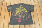 Vintage 1991 Slayer Seasons in the Abyss Tour Thrashed Band T-Shirt Men's XL
