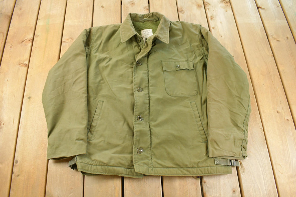 Vintage 1985 Military Cold Weather Field Coat Men's Large