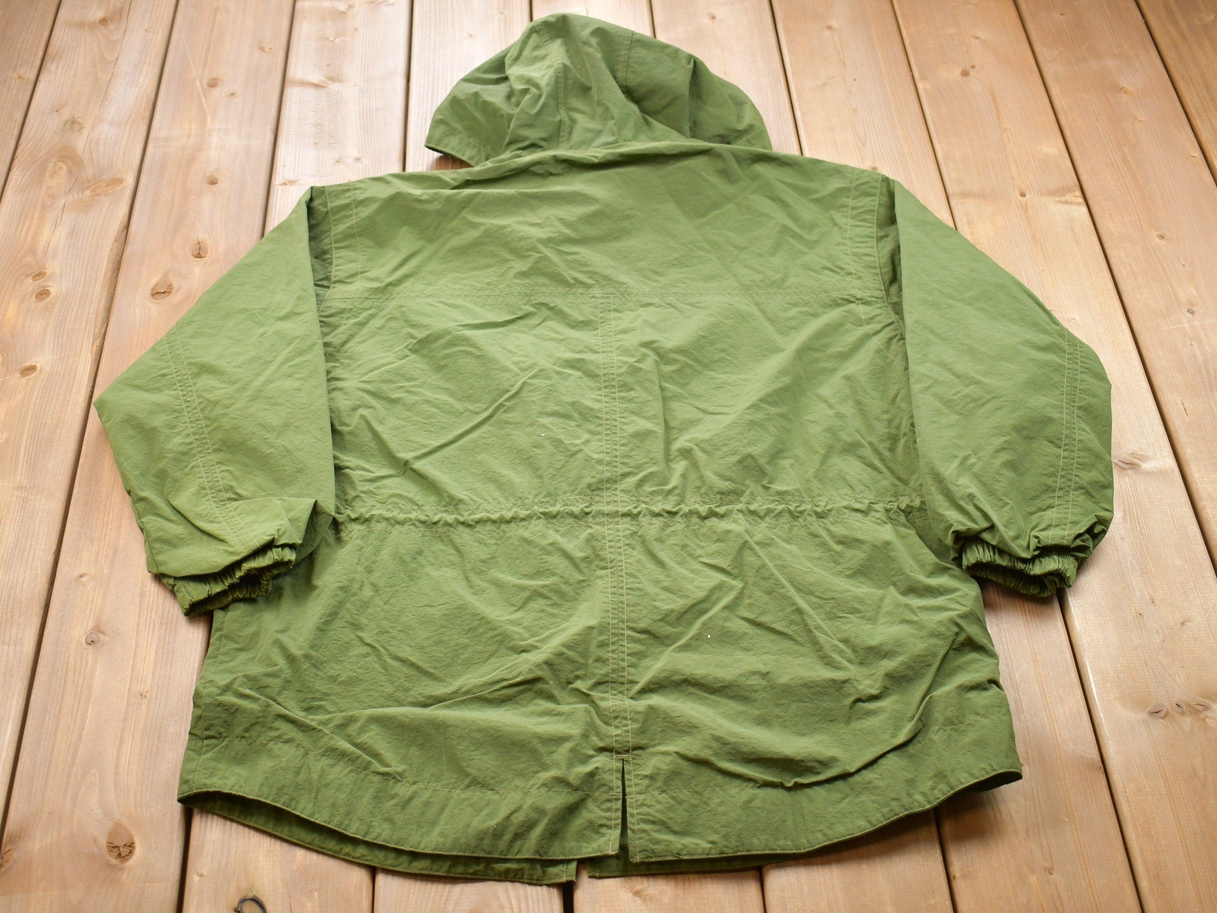 Vintage 1990s Nike Full Zip Embroidered Swoosh Windbreaker Jacket