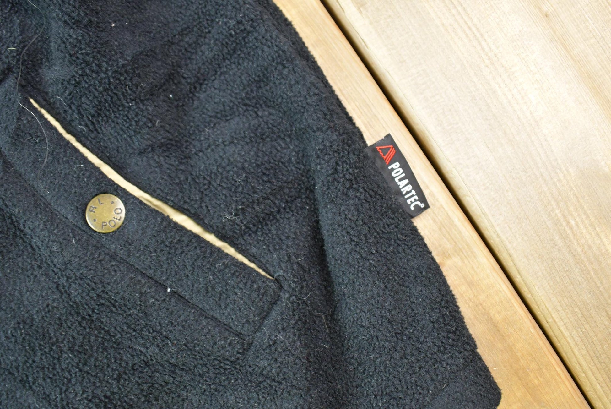 Vintage 1990s Polo Ralph Lauren Zip Up Polartec Fleece Sweater