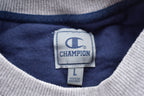 Vintage 1990s Champion Blank Grey Crewneck Sweatshirt