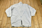 Vintage 1990s Custom Beads Cute Denim Jean Jacket