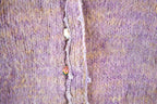 Vintage 1970s Diane Brott Mohair Knit Cardigan Sweater Women's XS