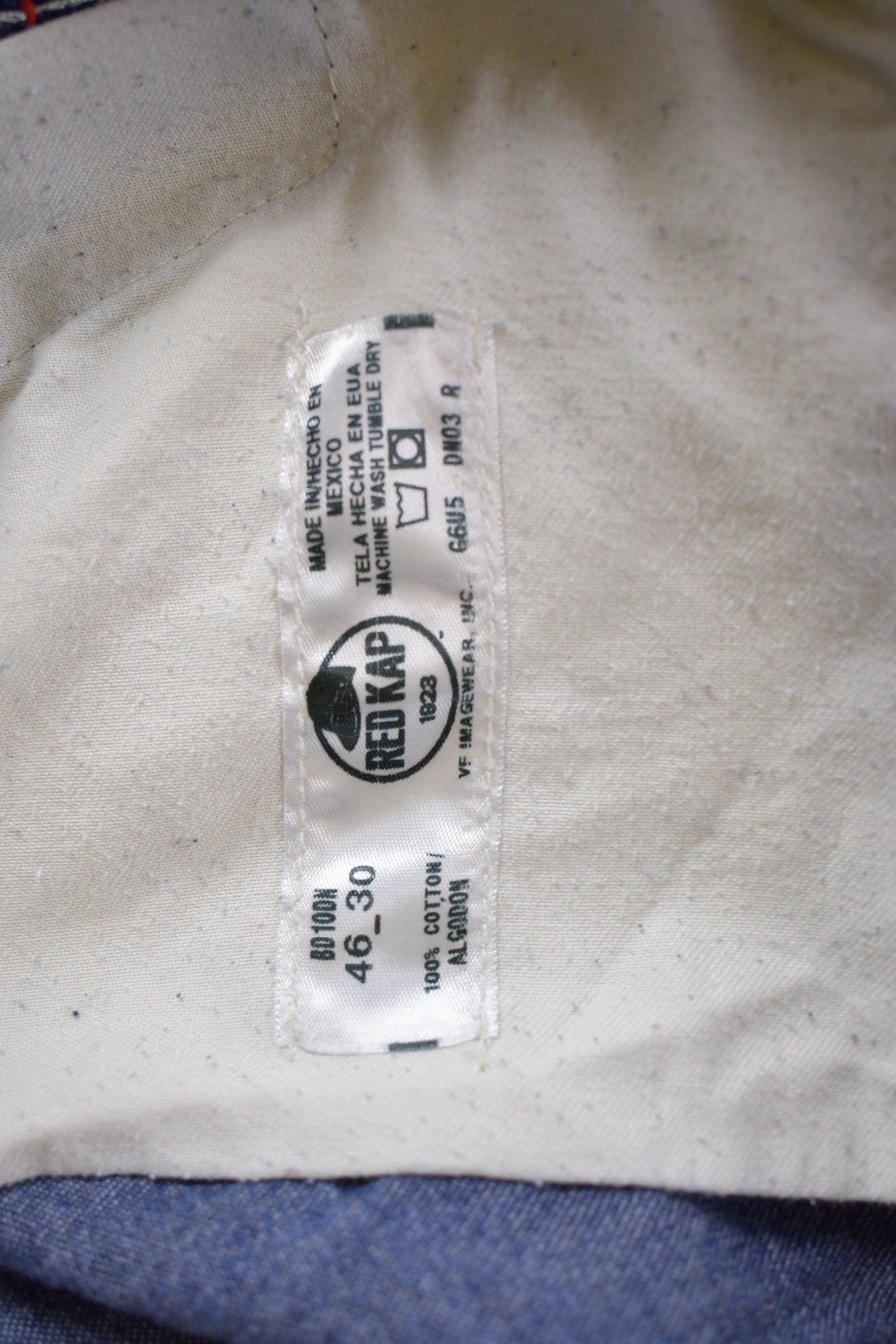 Vintage 1990s Red Kap Denim Jean Overalls Size 44 x 30