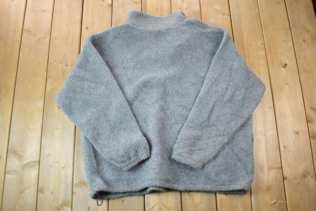 Vintage 1990s Black Mountain Fleece Quarter Zip Sweater
