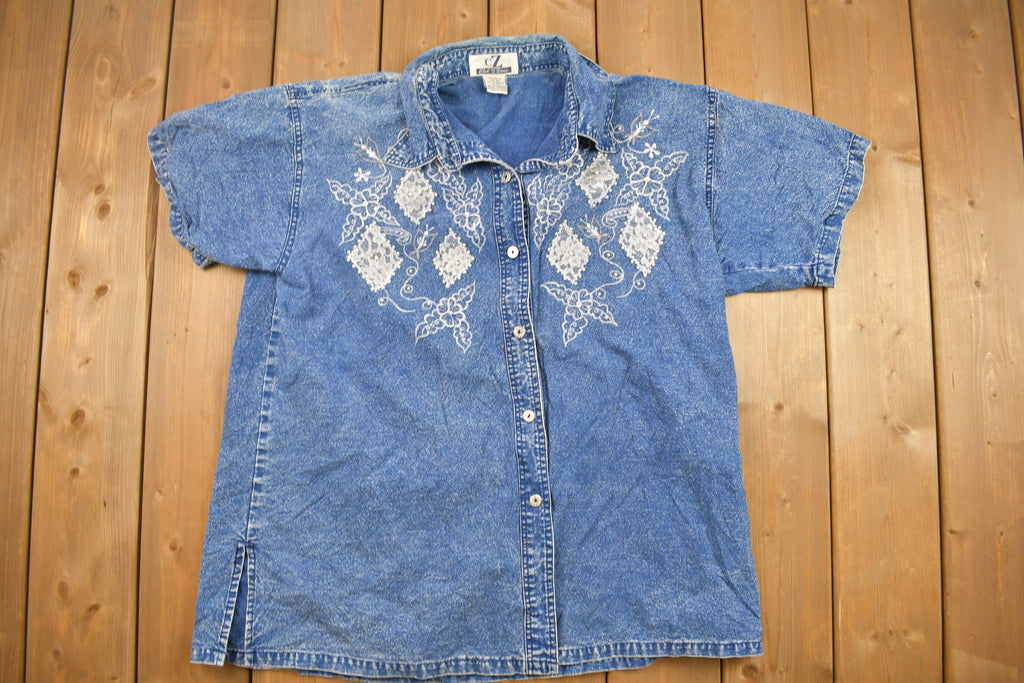 Vintage 1990s Abstract Button Up Shirt